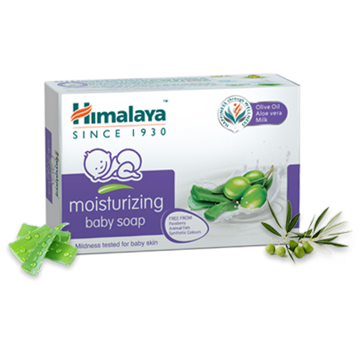 Himalaya Moisturizing Baby Soap - Cleanses, Nourishes, & Soothes Skin