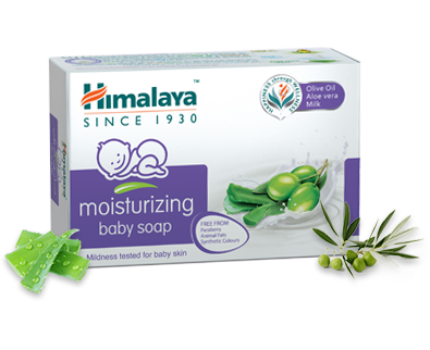 Himalaya Moisturizing Baby Soap 75g - Cleanses, Nourishes, & Soothes Skin